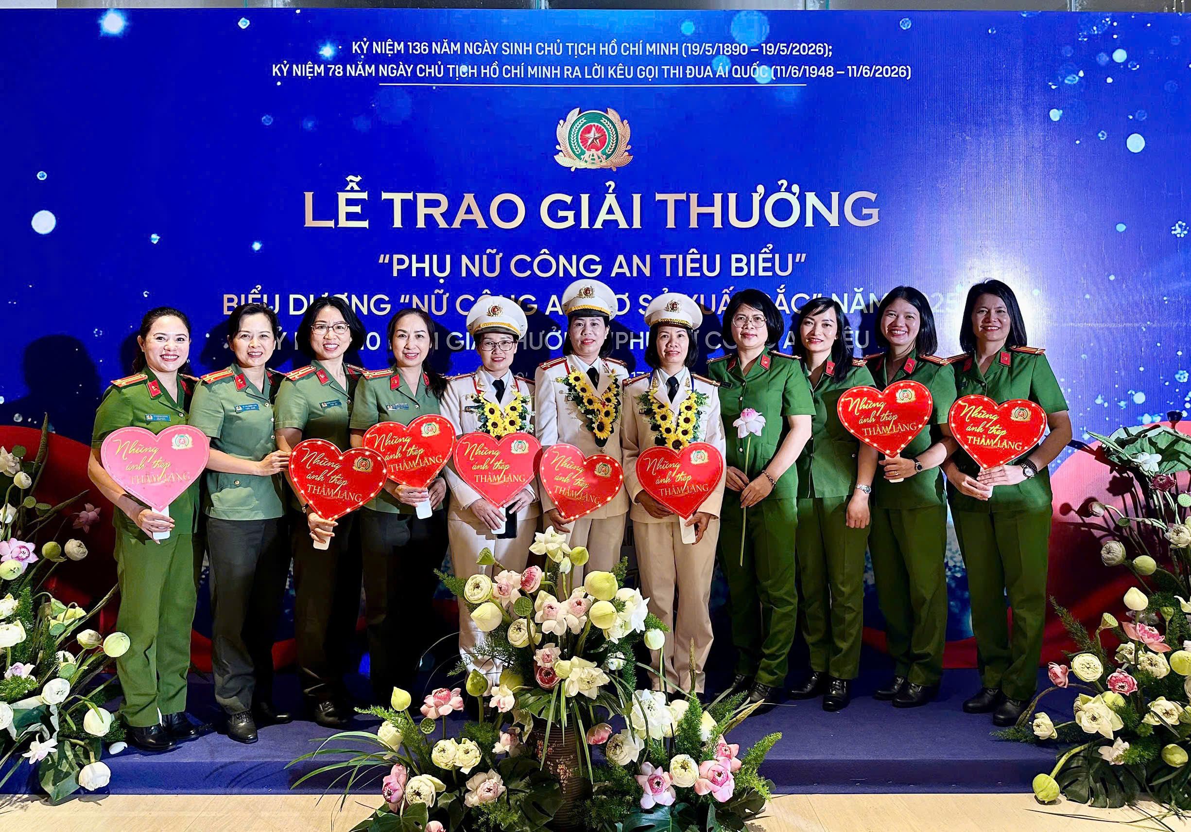 Công an Hải Phòng vinh dự có 03 nữ chiến sĩ được Bộ Công an trao tặng Giải thưởng 